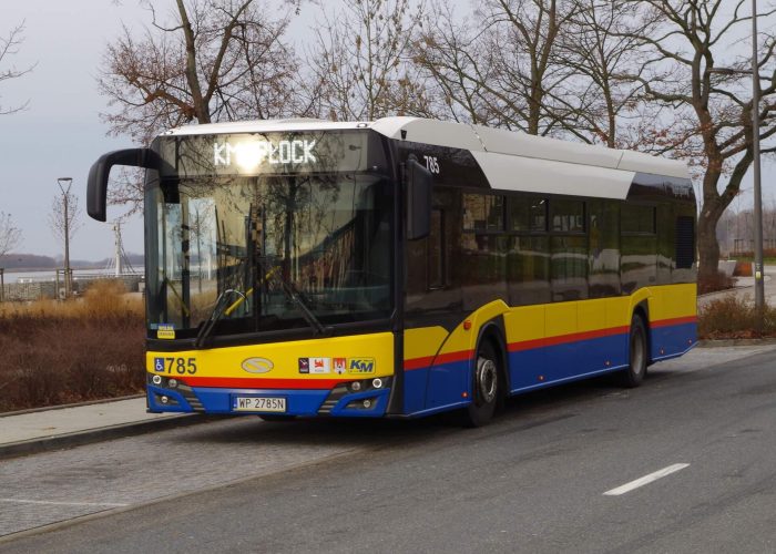 Autobus KM Płock w trasie